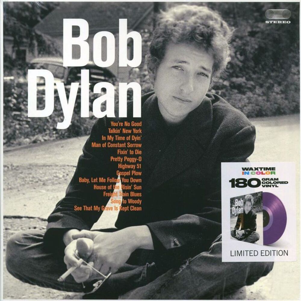 Bob Dylan - Bob Dylan (+2 bonus tracks) (ltd. ed.) (180g) (purple vinyl) - Vinyl